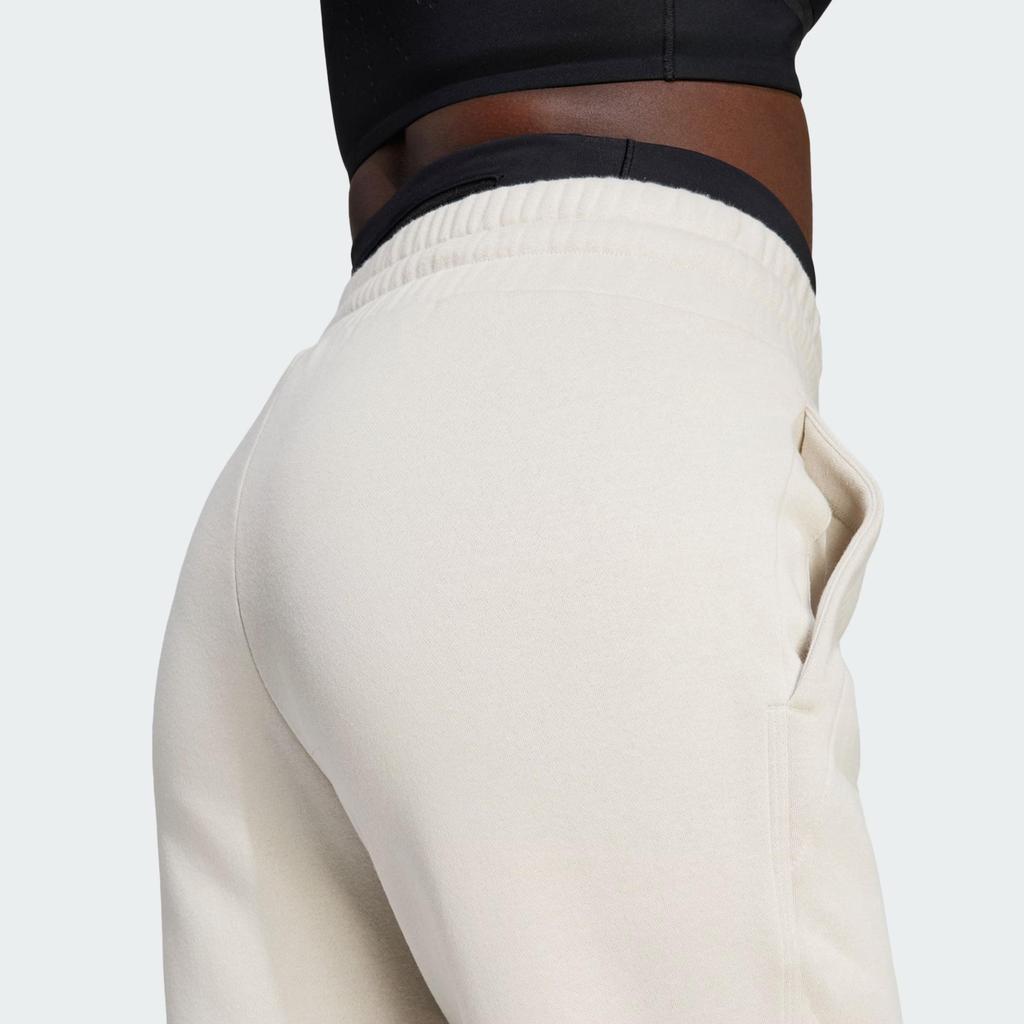 adidas Women's Casual Sports Jogger Pants Off White IQ2640