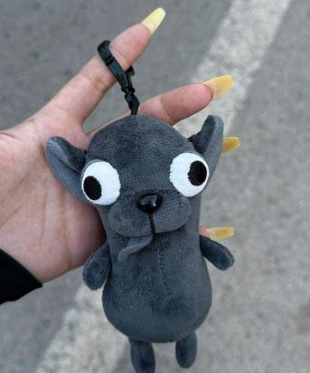 Stuffed Animals Chihuahua Plush Toy Keychain Pendant Puppy Pet Stuffed Chihuahua Doll Kawaii Realistic Chihuahua Simulation Dog