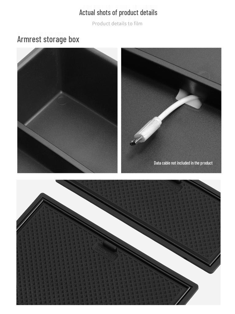Compatible with 24 Haoyue PRO Models: Armrest Box, Center Console, Car Interior Storage.