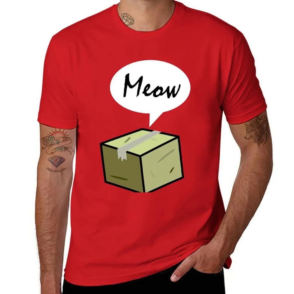 Schrodinger's Cat T-Shirt plain sports fans quick drying clothes for men