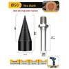 Electric Wood Splitting Cone Drill Bit for Firewood Cutting