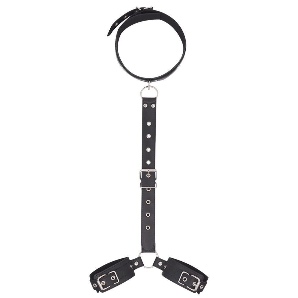 Fetish SM Toys Kit of Adults Mouth Ball Handcuffs Restraints Gag for Women Couples Games Exotic Bed Sex Toys Bdsm Bondage Set