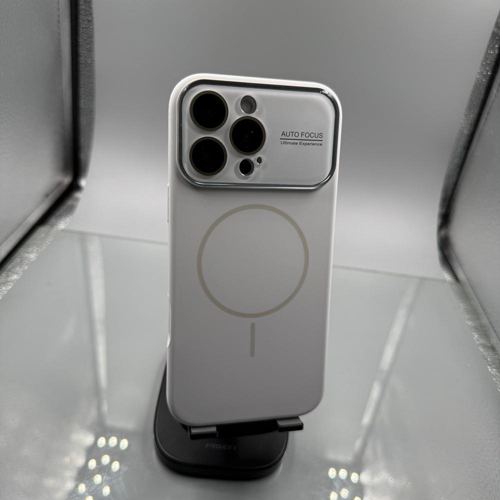 Large Window Camera Protection For Magsafe Case For iPhone 17 16 15 14 13 Pro Max Matte Original Magnetic Shockproof Phone Cover