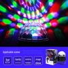 Bluetooth Music Stand with USB 5V: Seven-Color Rotating Sound-Controlled Magic Ball Stage Light