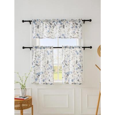 140 * 46CM (1 ΤΕΜ) 68 * 60CM 60 * 91CM (2 τεμ) κουρτίνες κουζίνας σειρά μικρά λουλούδια κατάλληλες για κουζίνες