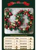 2.8m Encrypted Rattan Christmas Garland with Lights for Shopping Mall Escalator Decoration