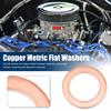 30Pcs M8 X 12mm X 1mm Copper Washers  Washers for Screw Bolt Nut Sealing Washers Flat Washers