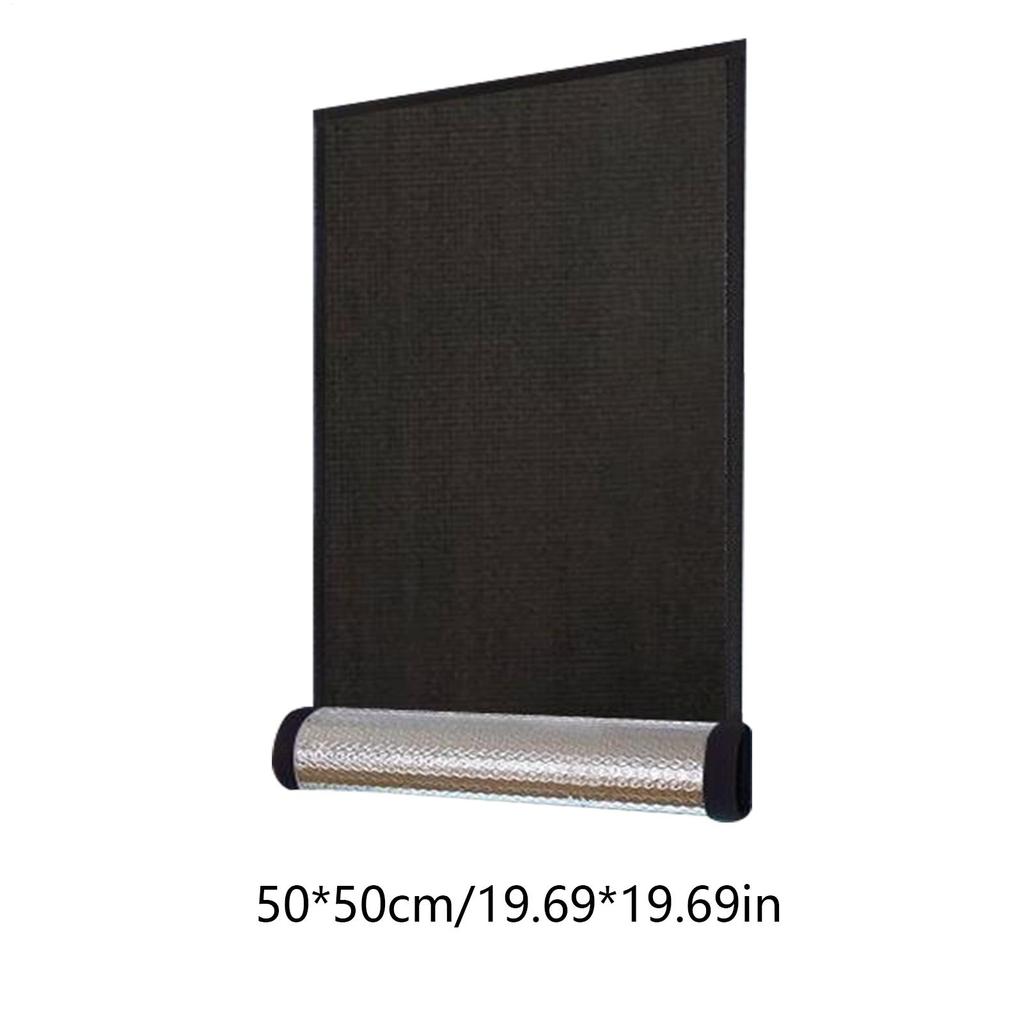 Blackout Blinds No Dril Sunshade Self-Adhesive UV Protection 9mm Thick Household Sunscreen Thermal Insulation Curtain Blinds