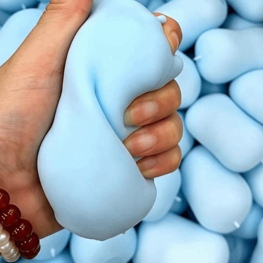 Slow Rising Crunchy Soap Ball Slow-rebound Soap Fidget Squeeze Colorful Soap Squishy Toy Home