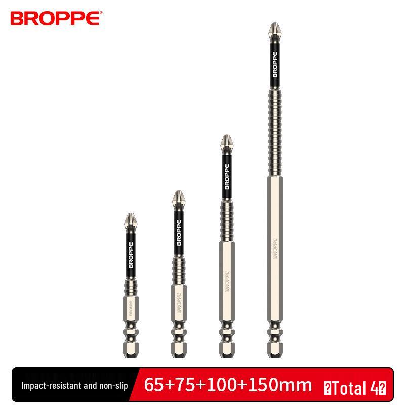 Pulai Magnetic Impact-Resistant Phillips Screwdriver Bit Set