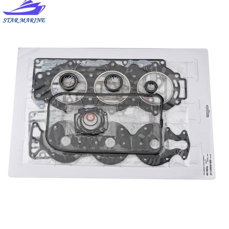 Outboard Motor 688-W0001-02/01/00 688-W0001-A0 18-4415 Power Head Gasket Kits for Yamaha Boat Engine 75HP 85HP 90HP
