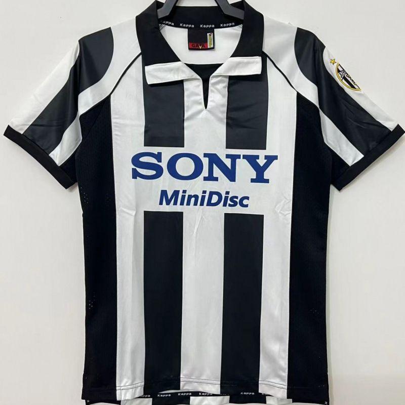 Retro Juventus Football Jerseys Short Sleeve Sports Training Men