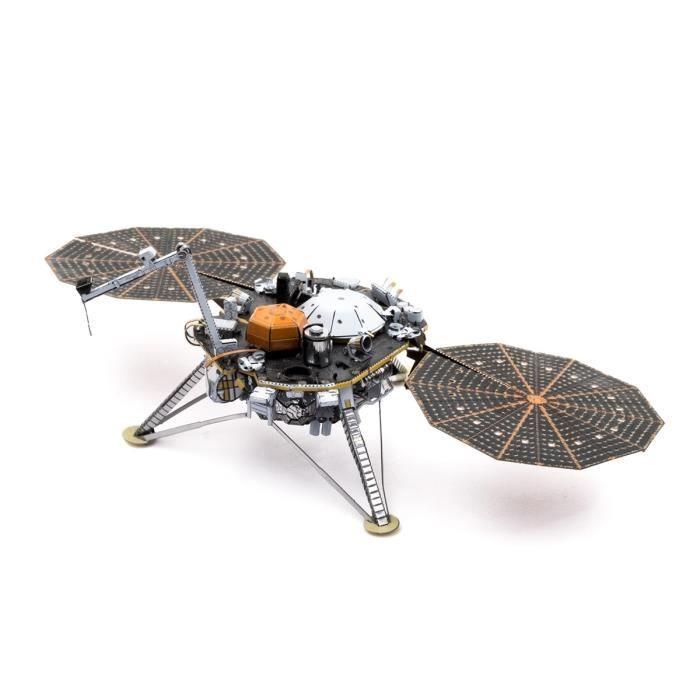 Metal Earth Fascinations, InSight Mars Lander 3D puzzle en métal, miniature découpée au Laser