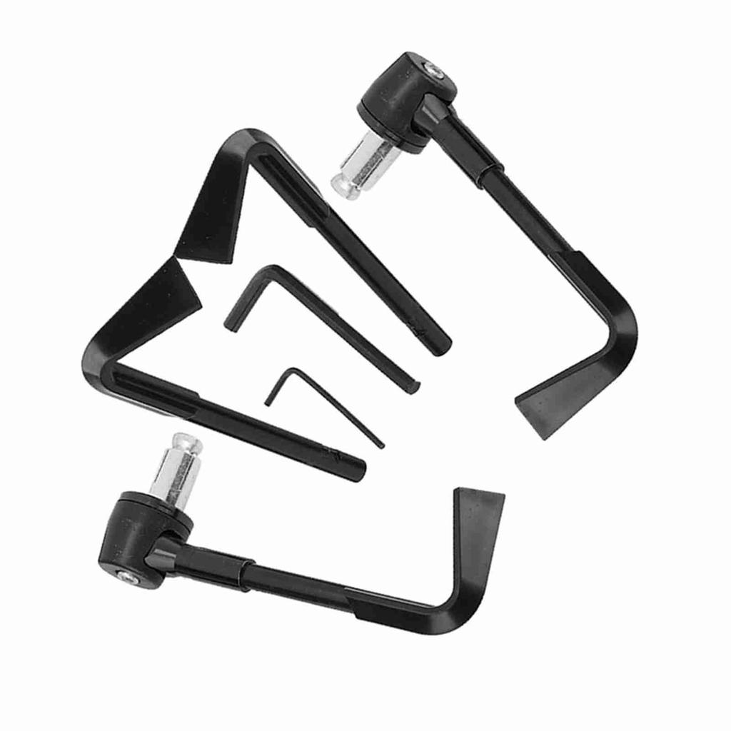 CNC Motorbike Handgrip Guard Brake Levers Protect Guard Motorcycle Protector Handlebar(Black)