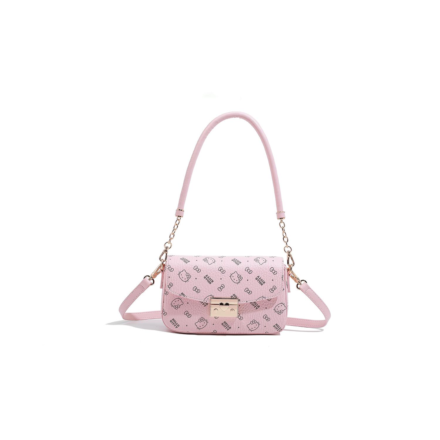 

Новая кроссбоди сумка Sanrio Hello Kitty из ПУ, женская многоцветная сумка через плечо SHHF41586 23.1*6.1*14.0CM