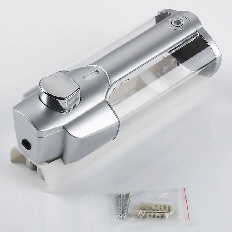 Hotel Bathroom Lockable Soap Dispenser With Hand Press For Commercial Use