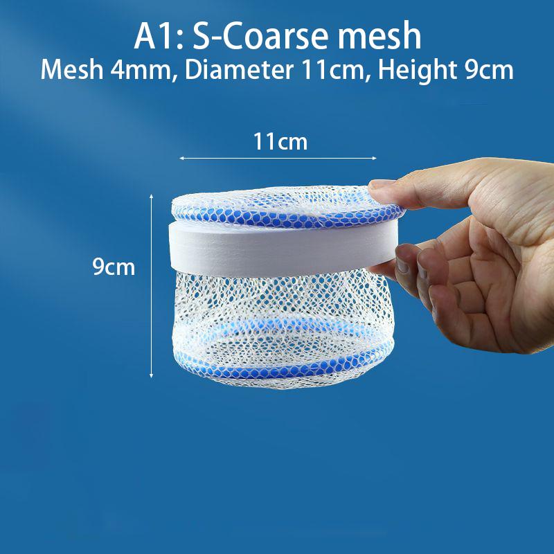 

Flip-Top Guppy Breeding Net Isolation Box Floating Guppy Fish Tank Nylon Net for Home Aquarium Small Fish Breeding Delivery Room
