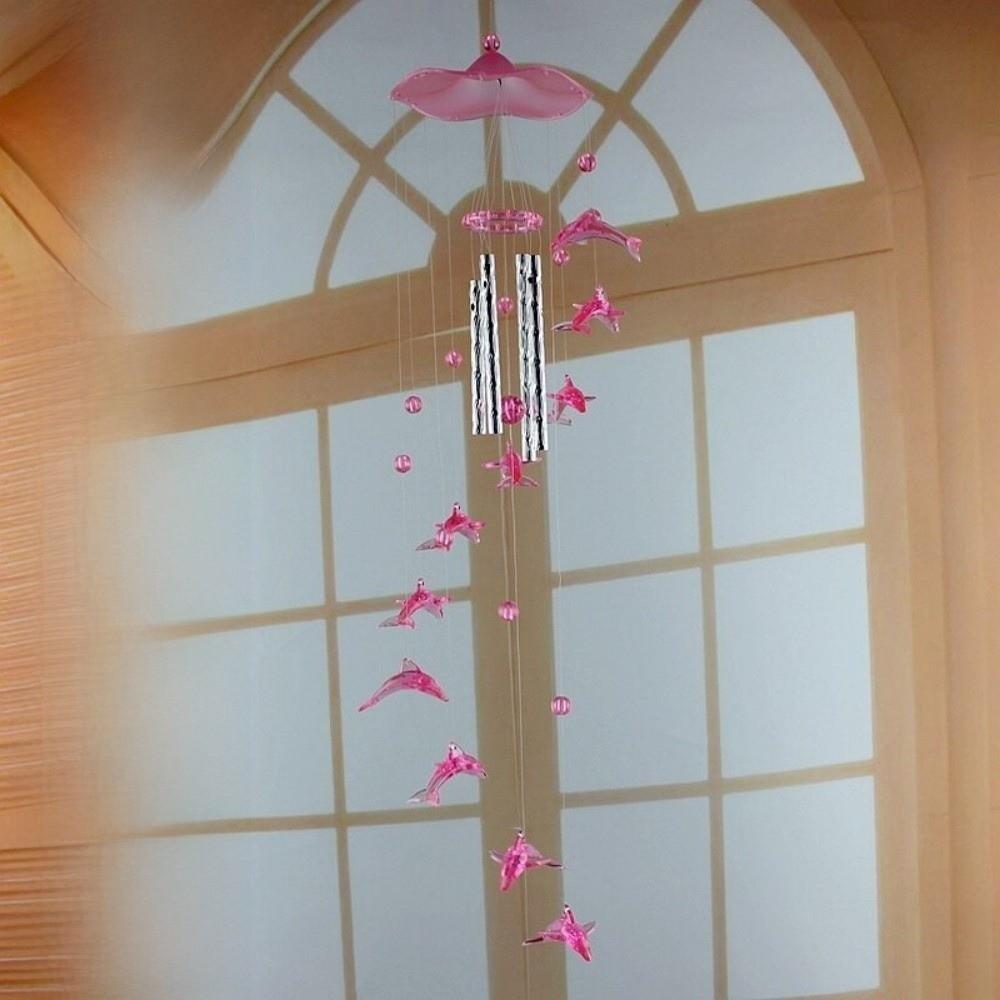 Metal Tubes Butterfly Wind Chime Star Garden Wind Chimes Window Ornaments Christmas
