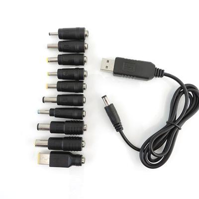 Dc Male Power Charger Connector  4.0x1.7 7.4 Jack USB Boost Cable Line DC 5V To 9V 8.4V 12V Step UP Module Converter Adapter