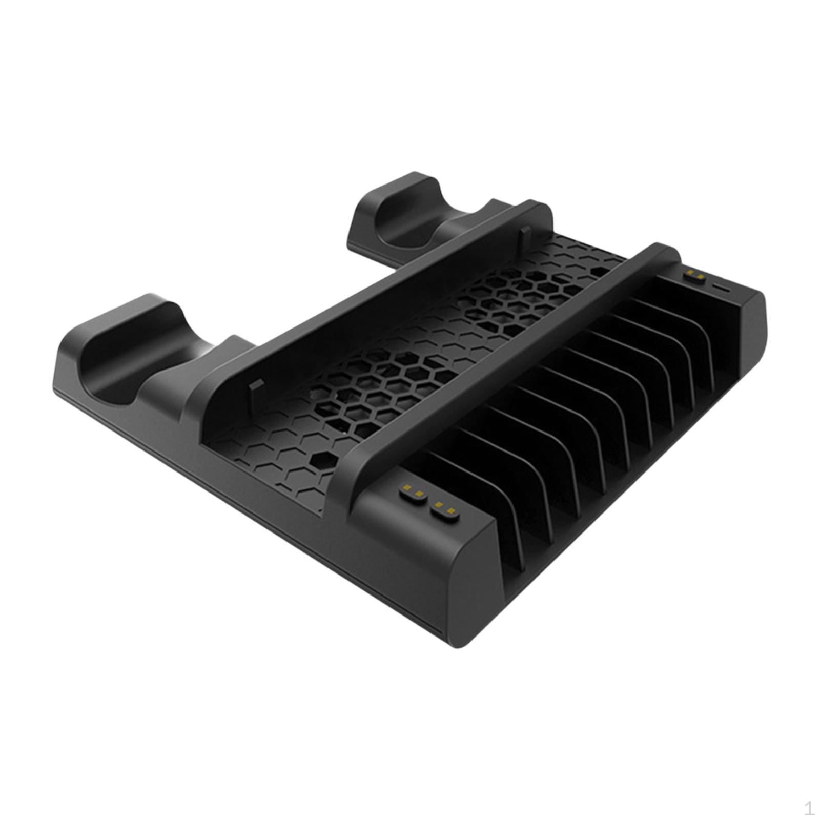 

Охлаждающая вертикальная стойка с 10 слотами, простая установка, обеспечивающая надежную поддержку, стойка для хранения дисков