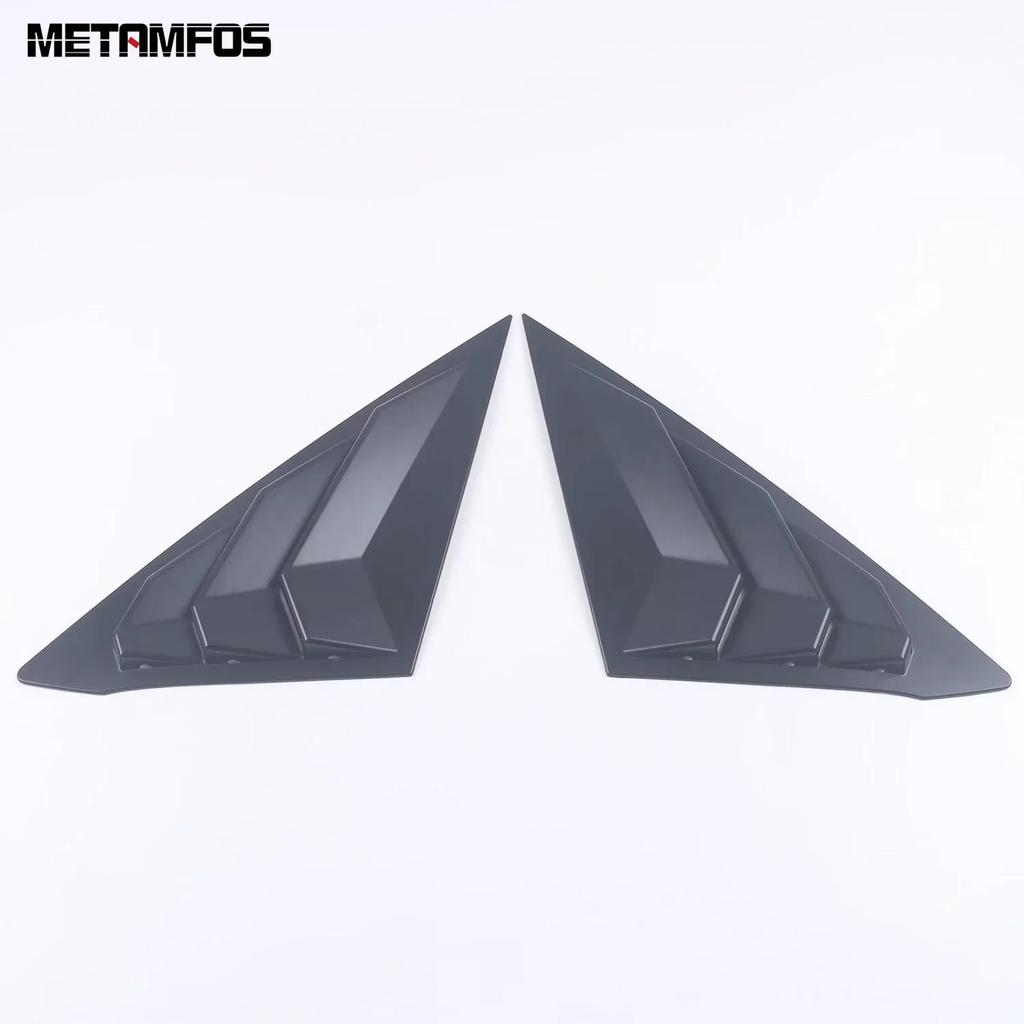 Rear Window Side Vent Louver Shutter Cover Trim For Honda Civic 11th Integra Sedan   2024 2025 Carbon Fiber Accessories