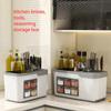 Multi-functional Seasoning Box Kitchen Storage Rack Seasoning Bottle Condiment Storage Rack Seasoning Tank Knife and Tableware Storage Box