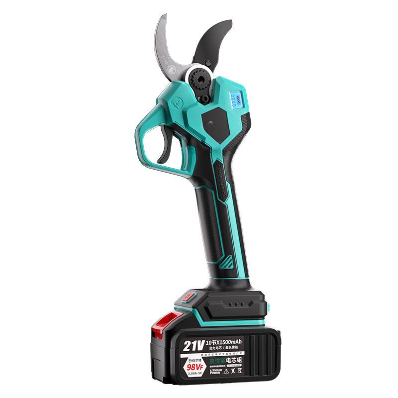 32mm Borstelloze Elektrische Snoeischaar 4 Versnellingen Draadloos Oplaadbaar Fruitboom Bonsai Snoeischaar Cutter Voor Makita 18V Batterij