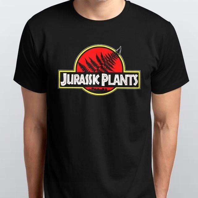 

JURASSIC PLANTS NEW 100% Cotton T-shirt Mens Tees Top sizes S M L XL XXL colours Black, White 3XL