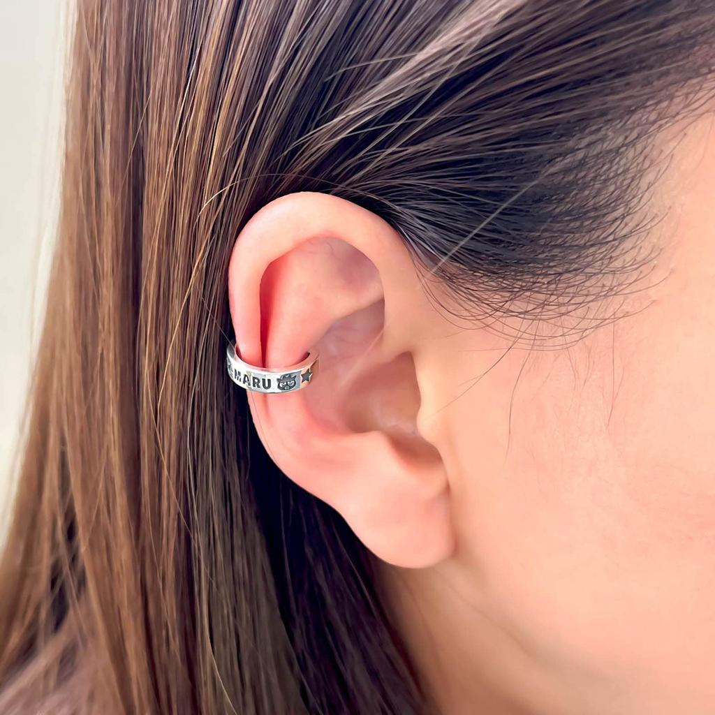 Bad Badtz Maru Sanrio Characters Ear Cuff Silver 925 Ibushi [White Clover] SABB30-E001SV