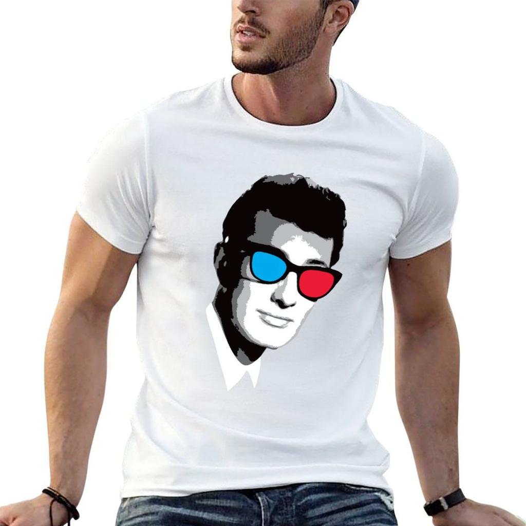 Buddy Holly 3d Glasses Tshirt T Shirts For Unisex Cotton Funny Unisex T Shirts For Unisex Casual Graphic T Shirts For Unisex Tshirt
