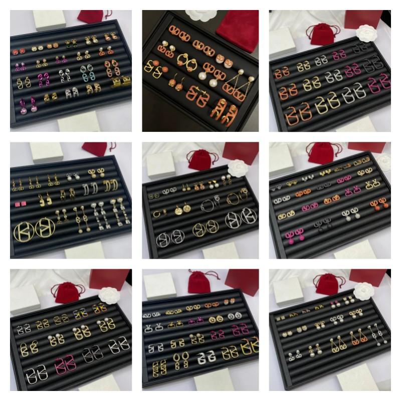 

Серьги Huajia с буквой V женские ювелирные изделия нишевый дизайн серьги женские легкие роскошные прямые продажи