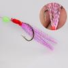 6pcs Fishing Hooks Accessories Colourful Plastic+steel