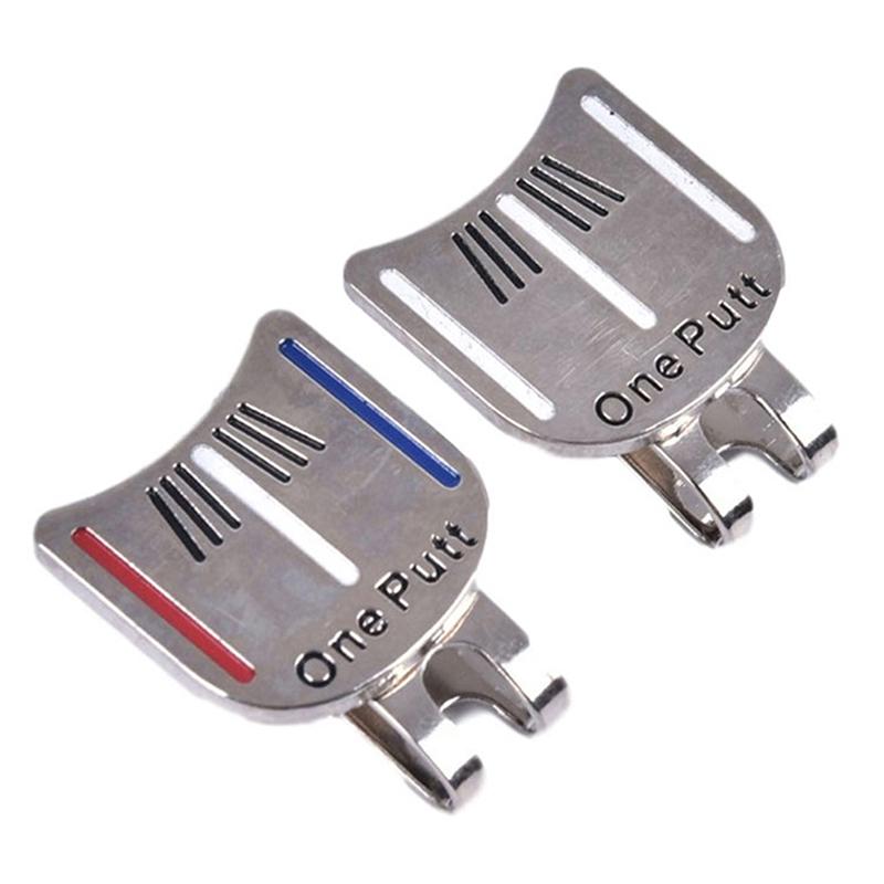 One Putt Design Golf Ball Mark Plus Magnetic Golf Hat Clip Golf Marker Drop Ship