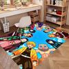 Demon Slayer Print Rug, Washable Floor Carpet, For Entryway Dorm Laundry Room Office Study, Home Decor Birthday Christmas Gift