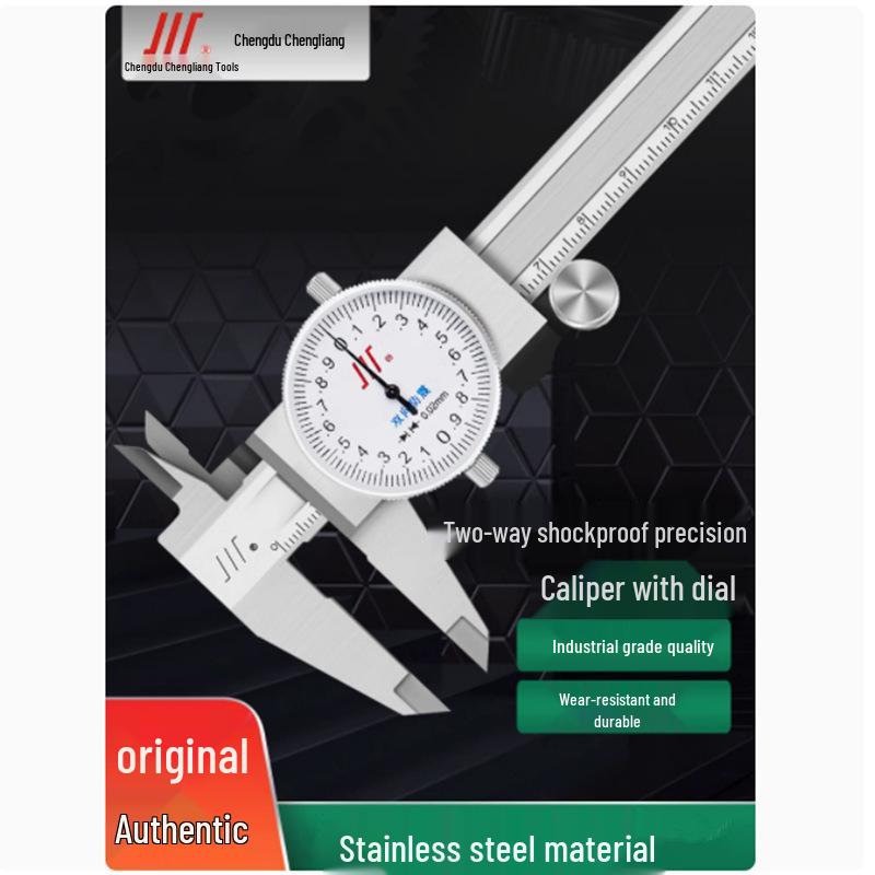 Chuan Brand Stainless Steel Dial Vernier Caliper (0-150/200/300mm) High Precision Dial Caliper 150MM