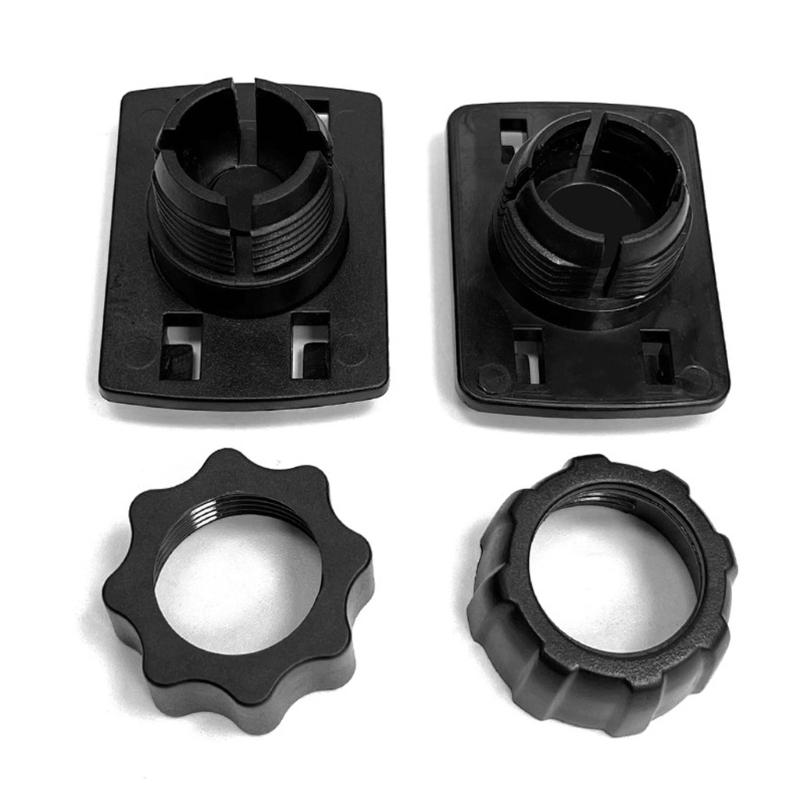 Adattatore Rotondo da 17mm Rotondo Morto a 4 Fibbie Adatto per la Maggior Parte dei Supporti per Telefono e Tablet per Auto Installazione Facile