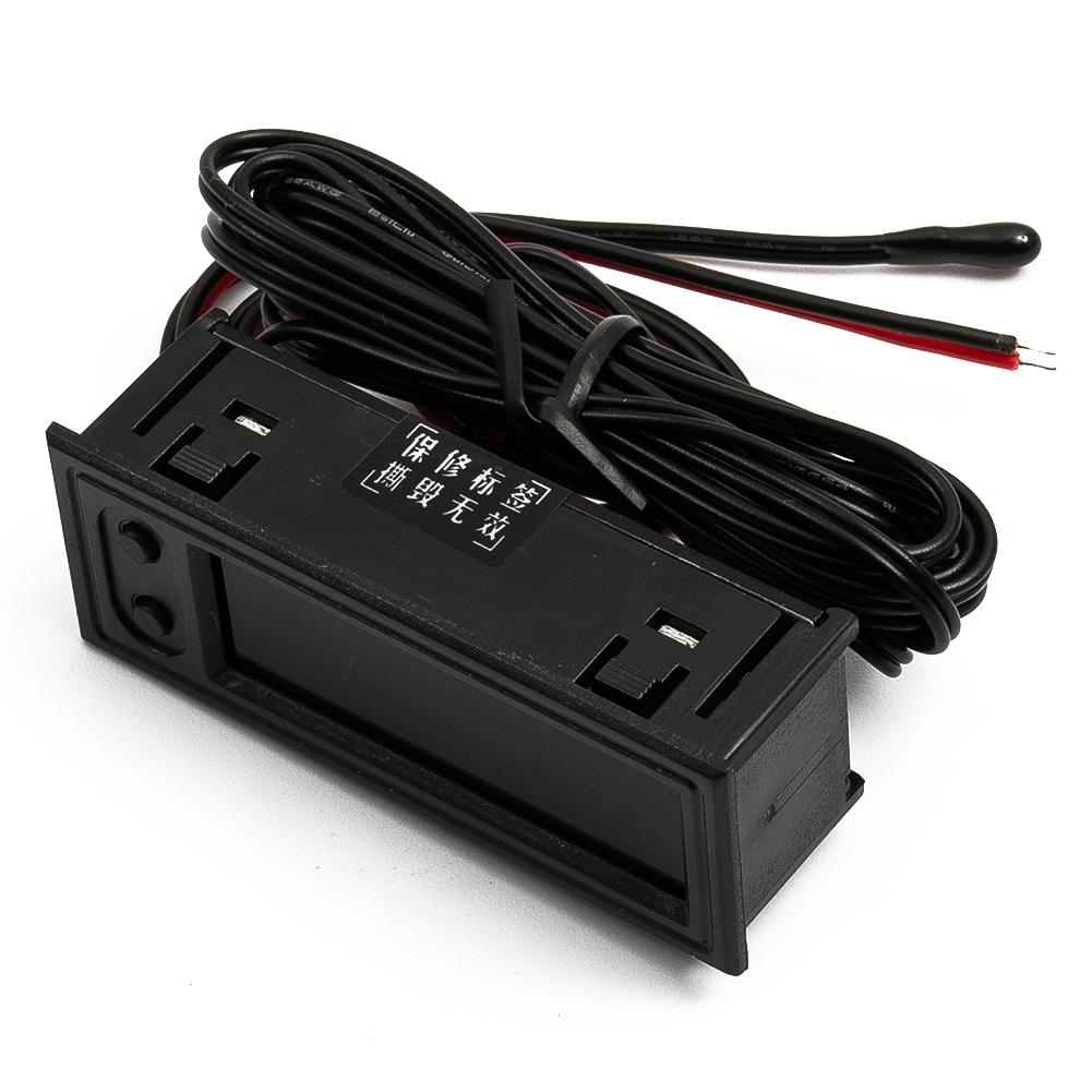 Ceas Auto Voltmetru LED Display digital PP DC 5-27V Interior 1 buc Roșu 12V