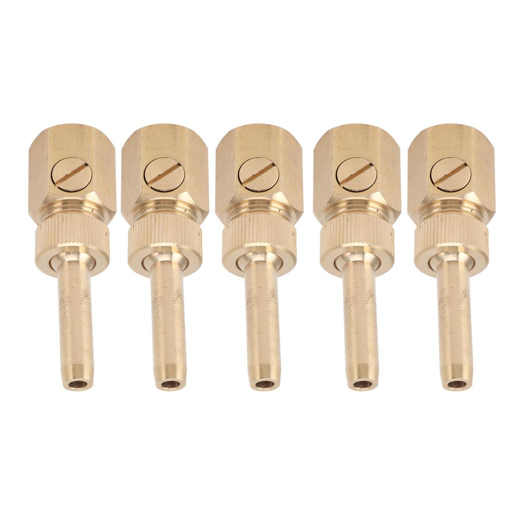 5PCS Fountain Nozzle Fountain Water Spray Sprinkler Head Swimming Pool Brass Deck Jet Nozzle Direct Injection G1 2in