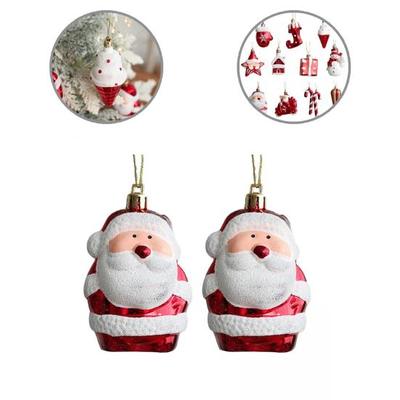 2Pcs Great Multi-purpose Practical Xmas Tree Ornaments Xmas Hanging Miniature Pendants for Bar