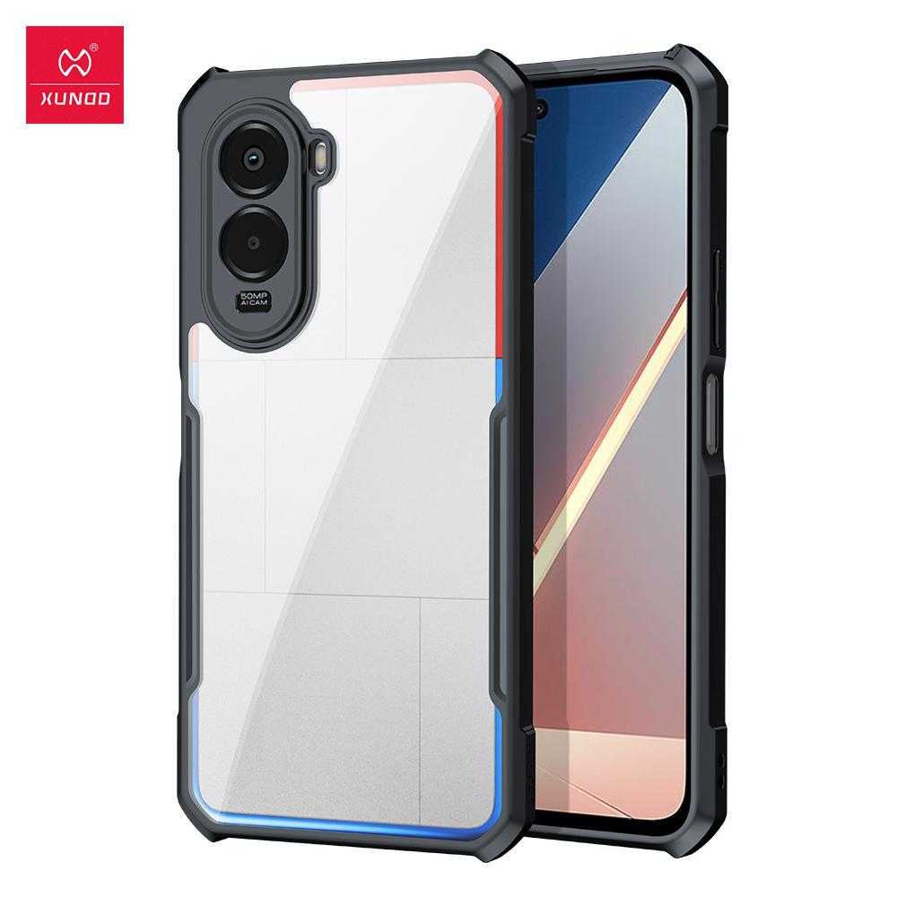 For Xiaomi Poco M7 4G Case XUNDD Casing Airbag Shockproof Bumper Protective Shell Transparent Phone Cover