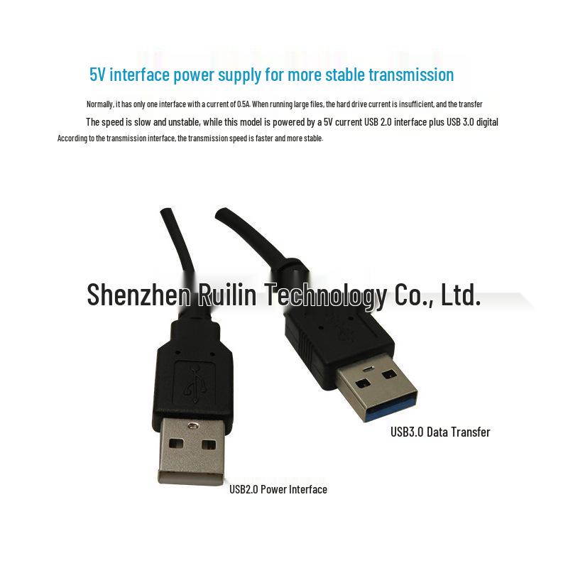 USB 3.0 to SATA Cable for 2.5-inch External Hard Drive with Power Supply