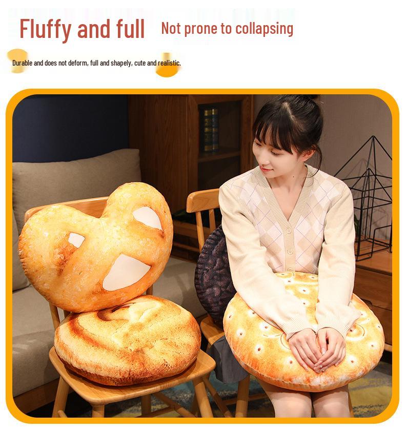Trendy Sandwich Cookie Seat Cushion & Lumbar Pillow: Office and Sleep Support