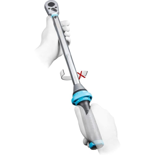 HAZET 5111-3CT Torque Wrench, 3/8-inch, 20-120 Nm, Chrome Vanadium Steel, }3% Accuracy, Digital Display, for Automotive, Motorcycle, and Bicycle Maint