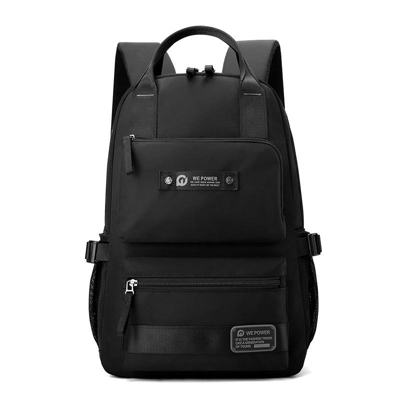 Trendy Versatile New Backpack Waterproof Wear-resistant Nylon Bag with Multi-pocket & Large Capacity for Daily Commute
