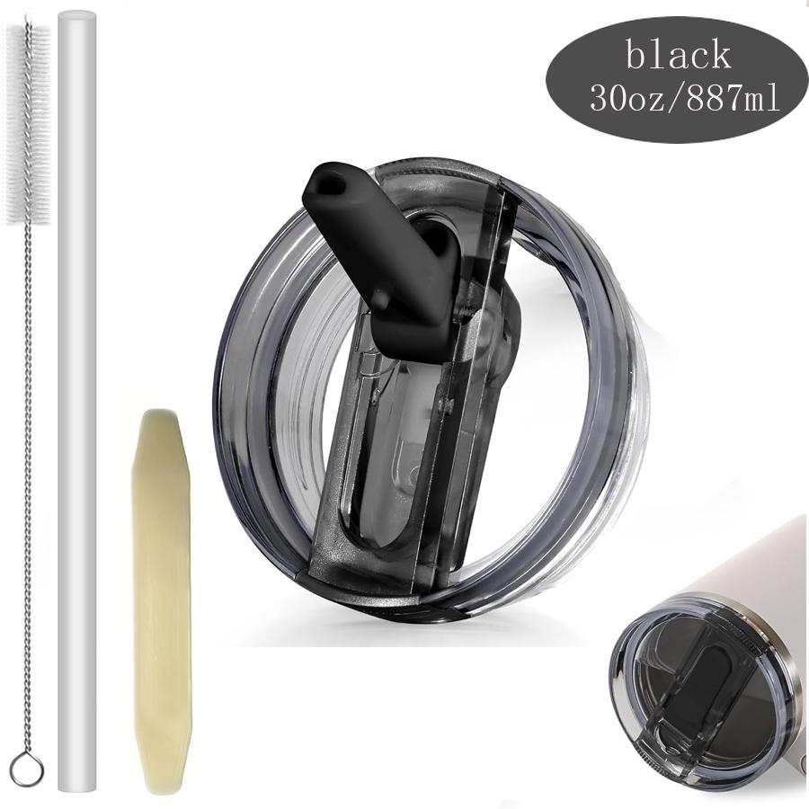 30oz Flip Straw Lid for Stanley 2.0 Tumbler Leak Proof Lid Replacement No Spill Cover for Stanley Cup Accessories