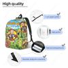 Curious George Monkey Cartoon Classical Backpack Outdoor Student Hiking Travel TV Series Daypack Men Women College Shoulder Bag