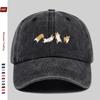 pc Cute Corgi Print Baseball Cap Sun Hat with Adorable Pet Dog Design Comfortable and Lightweight Trucker Decorative Hat Adj