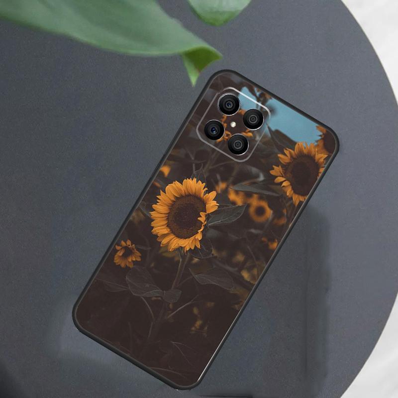 Sunny Sunflower Case For Honor Magic 7 Lite 5 6 8 Cover For Honor 200 400 Pro 90 70 50 X8a X8b X9a X9b X9c