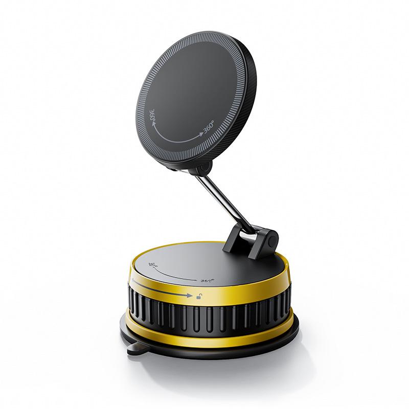 360° Magnetic Navigation Car Phone Holder with Vacuum Suction