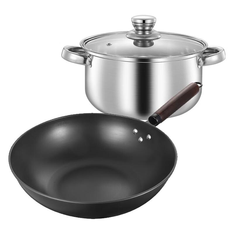EFULLOT Extreme Iron Chinese Wok Set